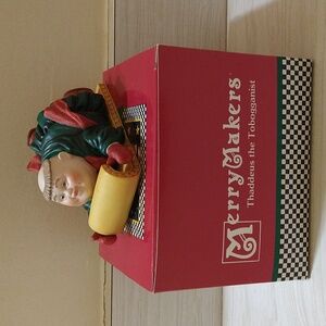 Vintage Department 56 Thaddeus the Tobogganist Merry Makers Figurine
